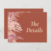 4.5 x 5.5 Weddenschap - Details invoegen Informatiekaartje (Voorkant / Achterkant)