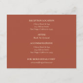 4.5 x 5.5 Weddenschap - Details invoegen Informatiekaartje (Achterkant)