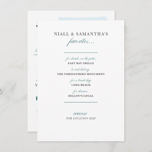 4,5" x 6,25" aangepaste kaartomhulling voor SAM Informatiekaartje (Voorkant / Achterkant)