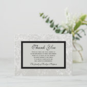 4,5 "x 6,25" Classic Sympathy Dank u Flat Kaart (Staand voorkant)