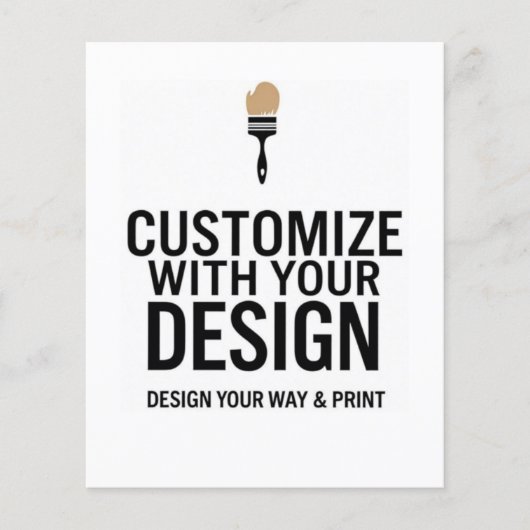  4,5x5,6-inch promotioneel evenement zonder opmaak flyer (Voorkant)