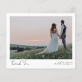 4.5x5.6 Minimalistisch 2-fotohuwelijk - Hartelijk  (Voorkant)