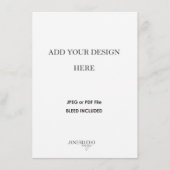 4,5x6,25" Behuizing Kaart bedrukken (Voorkant)