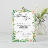 4.5x6.25 Dank u kaart Boheemse Cactus Succulents (Staand voorkant)