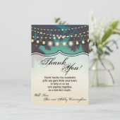 4.5x6.25 Dank u kaart Strand Sunset Palm Trees St (Staand voorkant)