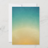 4.5x6.25 Dank u kaart Strand Sunset Palm Trees St (Achterkant)