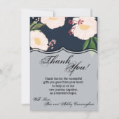 4.5x6.25 Dank u kaart Witte Bloemen Bloemen op Da (Voorkant)