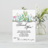 4.5x6.25 Dankkaart Boho Lama Boheemse Cactussen Kaart (Staand voorkant)