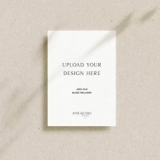 4.5x6.25" Enclosurekaart afdrukken Informatiekaartje