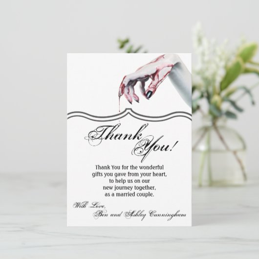 4.5x6.25 Hartelijk dank. Kaart (Staand voorkant)