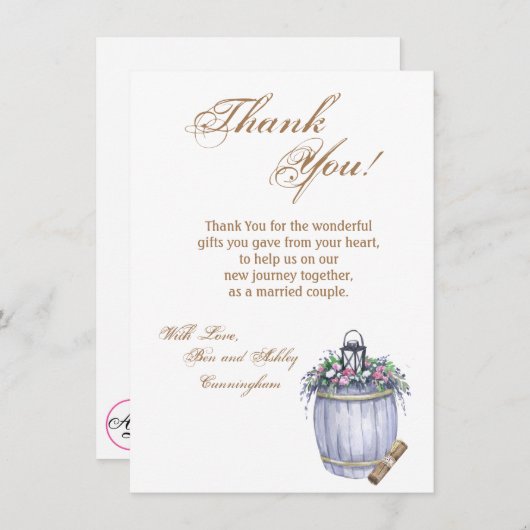 4.5x6.25 Hartelijk dank voor de kaart Summer Count (Voorkant / Achterkant)