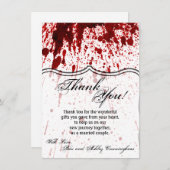 4.5x6.25 Hartelijk dank voor uw kaart Bloedplaatje (Voorkant / Achterkant)