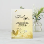 4.5x6.25 Hartelijk dank voor uw kaart - Zonneochte (Staand voorkant)
