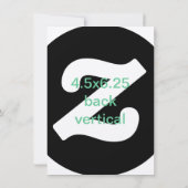 4.5x6.25 horizontale verticale uitnodiging (Achterkant)