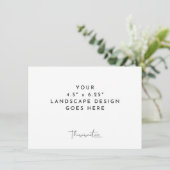4.5x6.25" kaart afdrukken landschap template (Staand voorkant)