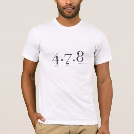 4 7 8 Ademhalingstechnieken | Meditatie uitgelegd T-shirt