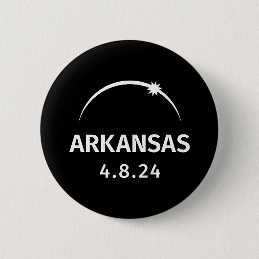 4.8.24 Zonsverduistering Arkansas Ronde Button 5,7 Cm (Voorkant)