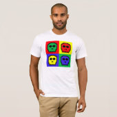4 8-bits kleurenweergave t-shirt (Voorkant volledig)