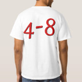 4-8T-shirt (wit) T-shirt (Achterkant)