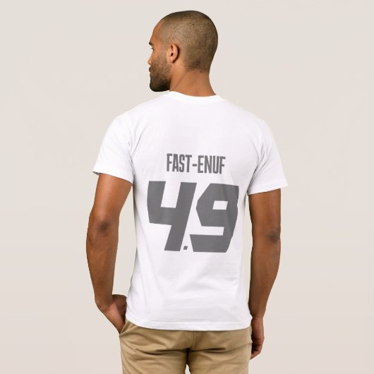 4.9 Editie "All Blues" #BoboMojo T's T-shirt (Achterkant volledig)