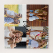 4 Aangepaste foto beste vriendinnen Legpuzzel (Horizontaal)