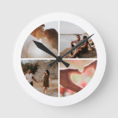 4 Aangepaste foto-inkolling op maat Ronde Klok (Voorkant)