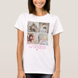 4 Aangepaste foto-inkolling op maat T-shirt