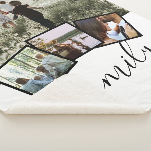 4 Aangepaste foto-inkuilreeks Sherpa Deken (3/4)