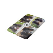 4 Aangepaste foto's voor selectieve foto's Sjabloo Badmat (Gekanteld)