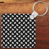 4 Aangepaste foto's voor selectieve foto's Sjabloo Sleutelhanger (Achterkant)