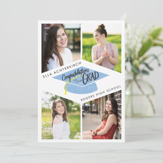 4 Aankondiging en uitnodiging van de Graduation Ca (Staand voorkant)