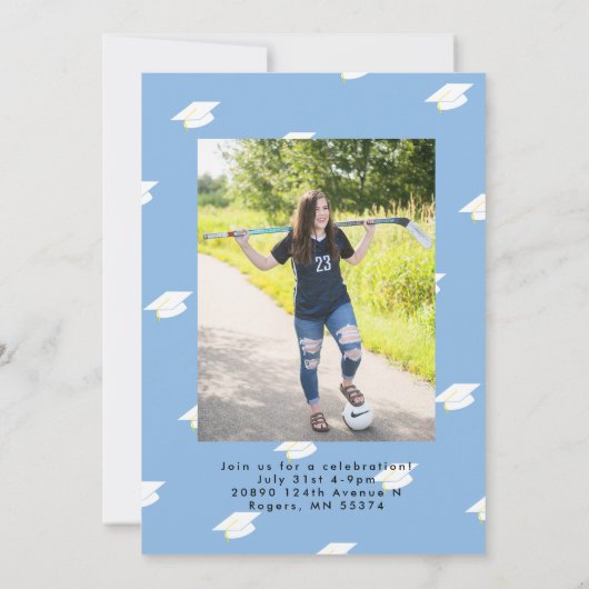 4 Aankondiging en uitnodiging van de Graduation Ca (Achterkant)