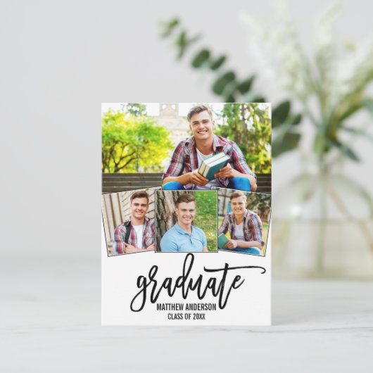 4 Aankondiging van het Afstuderen van het Manuscri (Staand voorkant)