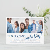 4 Aankondiging van Photo Sun Zee Sand Verloving (Staand voorkant)
