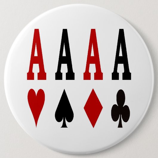 4 Aces Poker Button (Voorkant)