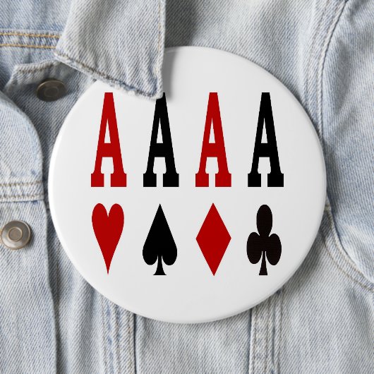 4 Aces Poker Button (In situ)