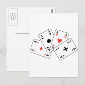 4 Aces U-107 Briefkaart (Voorkant / Achterkant)