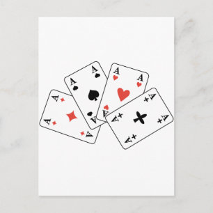 4 Aces U-107 Briefkaart