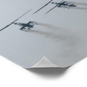 4 AH-1 Cobra Gunships in SC Poster (Hoek)