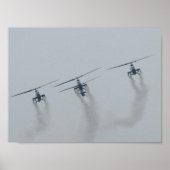 4 AH-1 Cobra Gunships in SC Poster (Voorkant)