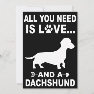 4 Alles wat je nodig hebt is liefde en een dachsho Kaart