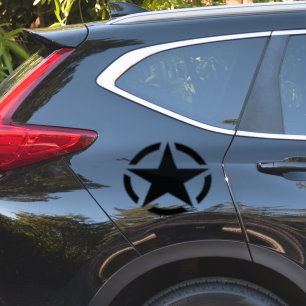 4 Amerikaanse  sterrenpotloodstiften Sticker
