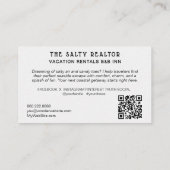 *~* 4 AP13 REALATOR Beach Rentals B&B Inn Visitekaartje (Achterkant)