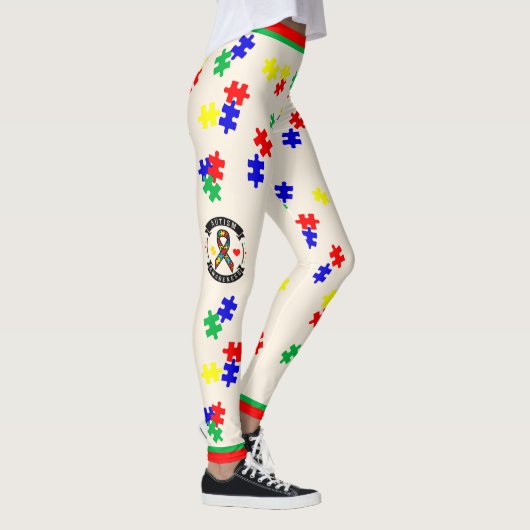 # 4 Autisme Bewustzijn - Leggings (Rechts)