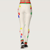 # 4 Autisme Bewustzijn - Leggings (Achterkant)
