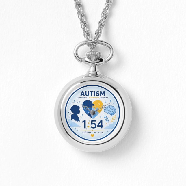 #4 Autisme Horloge (Voorkant)