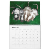 4 Baby Gedifferentieerde muizen opgroeien Kalender (Mar 2027)