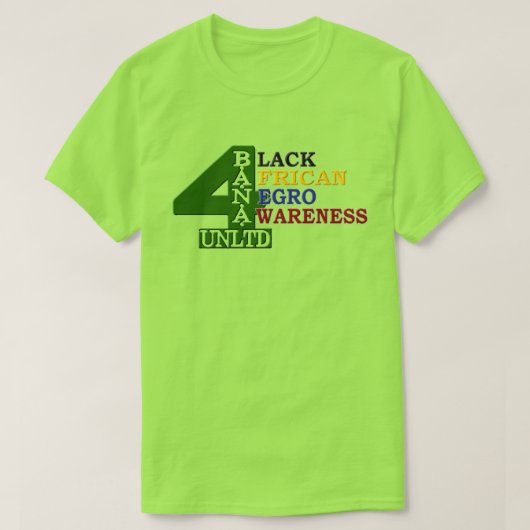 4 Banau ZM1G T-shirt (Design voorkant)