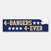 4 Bangers 4 Oosterstersterren Bumpersticker (Voorkant)