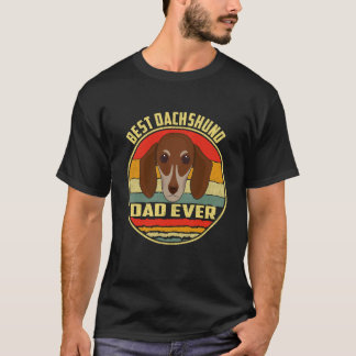 4 Beste Dachshund-papa ooit T-shirt